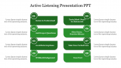 Unique Active Listening Presentation PPT Slide Template