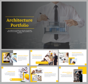 Architecture Portfolio Presentation and Google Slides Themes