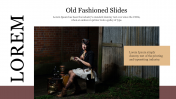 Amazing Old Fashioned Slides PowerPoint PPT Template
