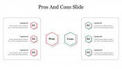 6 Nodes Pros And Cons PowerPoint Template and Google Slides