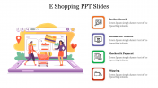 E Shopping PPT & Google Slides templates for  Presentation