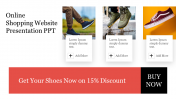 Online Shopping Website Presentation PPT Google Slides