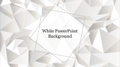 Simple White PowerPoint Background Template Slide