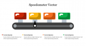 Creative Speedometer Vector Presentation PowerPoint