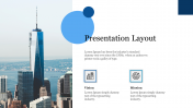 Bluish Presentation Layout PowerPoint Template