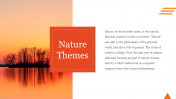 Attractive Nature Themes Presentation Template Slide