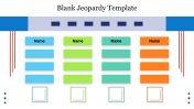 Attractive Blank Jeopardy Template Presentation PowerPoint