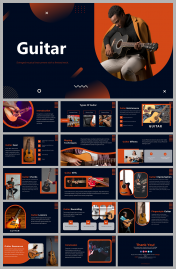 Guitar PPT Presentation and Google Slides Templates 