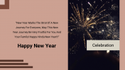 New Year Google Slides and PPT Template for Presentation