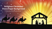 Religious Christmas Background PPT and Google Slides