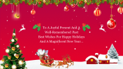 Colorful Christmas Google Background PowerPoint Presentation