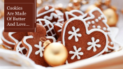 Best Christmas Cookie Background PowerPoint Presentation Template