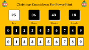 Christmas Countdown For PowerPoint Template & Google Slides