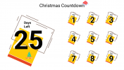 Christmas Countdown Google Slides and PPT Template