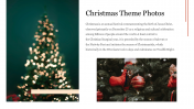 Attractive Christmas Theme Photos  PowerPoint Template
