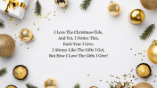 Innovative Christmas Theme Background Design PowerPoint