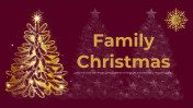 Family Christmas PowerPoint And Google Slides Templates