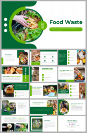 Creative Food Waste PowerPoint and Google Slides Templates
