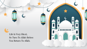 Islamic Theme Background PPT Presentation and Google Slides