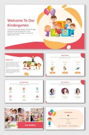 Creative Kindergarten PowerPoint And Google Slides Templates