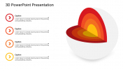 Best 3D PowerPoint Presentation PPT Template - Four Nodes