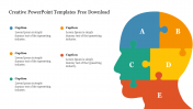 Creative PowerPoint Templates Free Download-Five Node