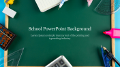 School PowerPoint Background Template and Google Slides