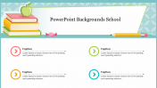 Awesome PowerPoint Backgrounds School Template Presentation