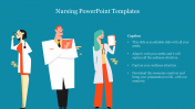 Nursing PowerPoint Templates For Presentation With Single Node