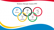Modern Olympic Games PPT Template and Google Slides