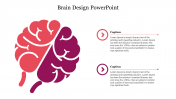 Editable  Brain Design PowerPoint Presentation Slide