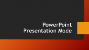 Get engaging PowerPoint presentation mode Template