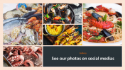 Attractive Sea Food PPT Slide PowerPoint Template