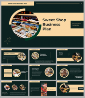 Sweet Shop Business Plan Presentation and Google Slides