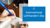 Creative International Lefthanders Day PPT Presentation