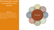 Marketing Plan Sample PPT-Circular Model Design	