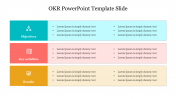 Editable OKR PowerPoint Template Slide Presentation