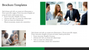 Premium Brochure Templates For Presentation PowerPoint
