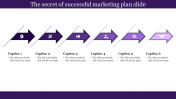 Business And Marketing Plan Template in Arrow Design