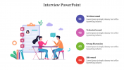 Interview PowerPoint Presentation Template and Google Slides
