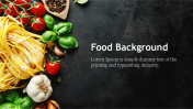 Use Our Food Background PowerPoint Slide Presentation