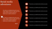 Social Media PPT Design Slide Template Presentation