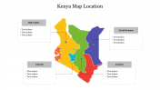 Kenya Map Location PPT Templates and Google Slides
