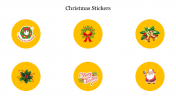 Christmas Stickers PowerPoint Template Presentation
