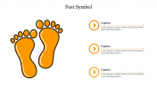 Ready To Use Feet Symbol PPT Template Presentation