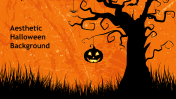Aesthetic Halloween Background PowerPoint and Google Slides