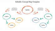 Editable Free Concept Map Template Slide Presentations