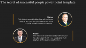 People PowerPoint Template PPT Presentation