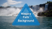 Download magnificent Niagara Falls Background Presentation
