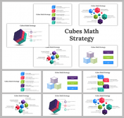 Cubes Math Strategy PPT and Google Slides Templates
